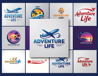 Travel Agency logo Design travel agency logo design