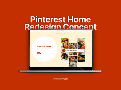 Pinterest Home Redesign branding dailyui graphic design openforwork ui ui design web web desing work