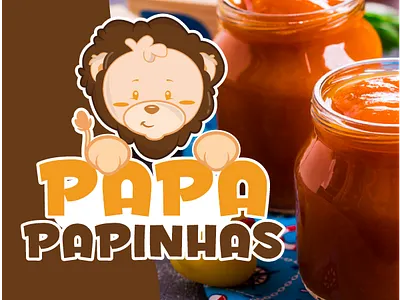 Logo cartoon - papa papinhas branding design designer draw drawingart illustrator