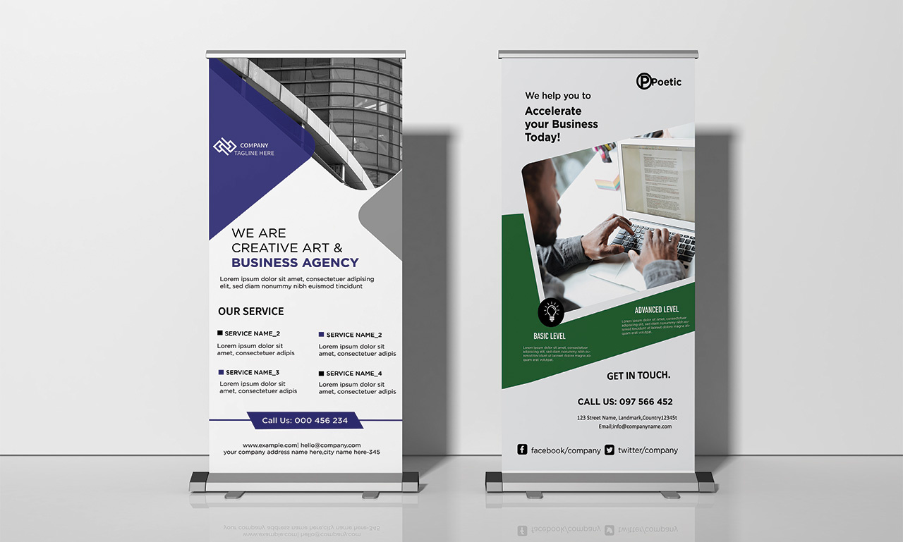 Standee Design by Maryam Chattha on Dribbble
