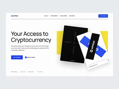 Crypto Wallet Landing Page Design animation bitcoin blockchain concept crypto crypto app crypto wallet cryptocurrency ebanking ethereum finance finance management finances financial trade trading wallet web web design website