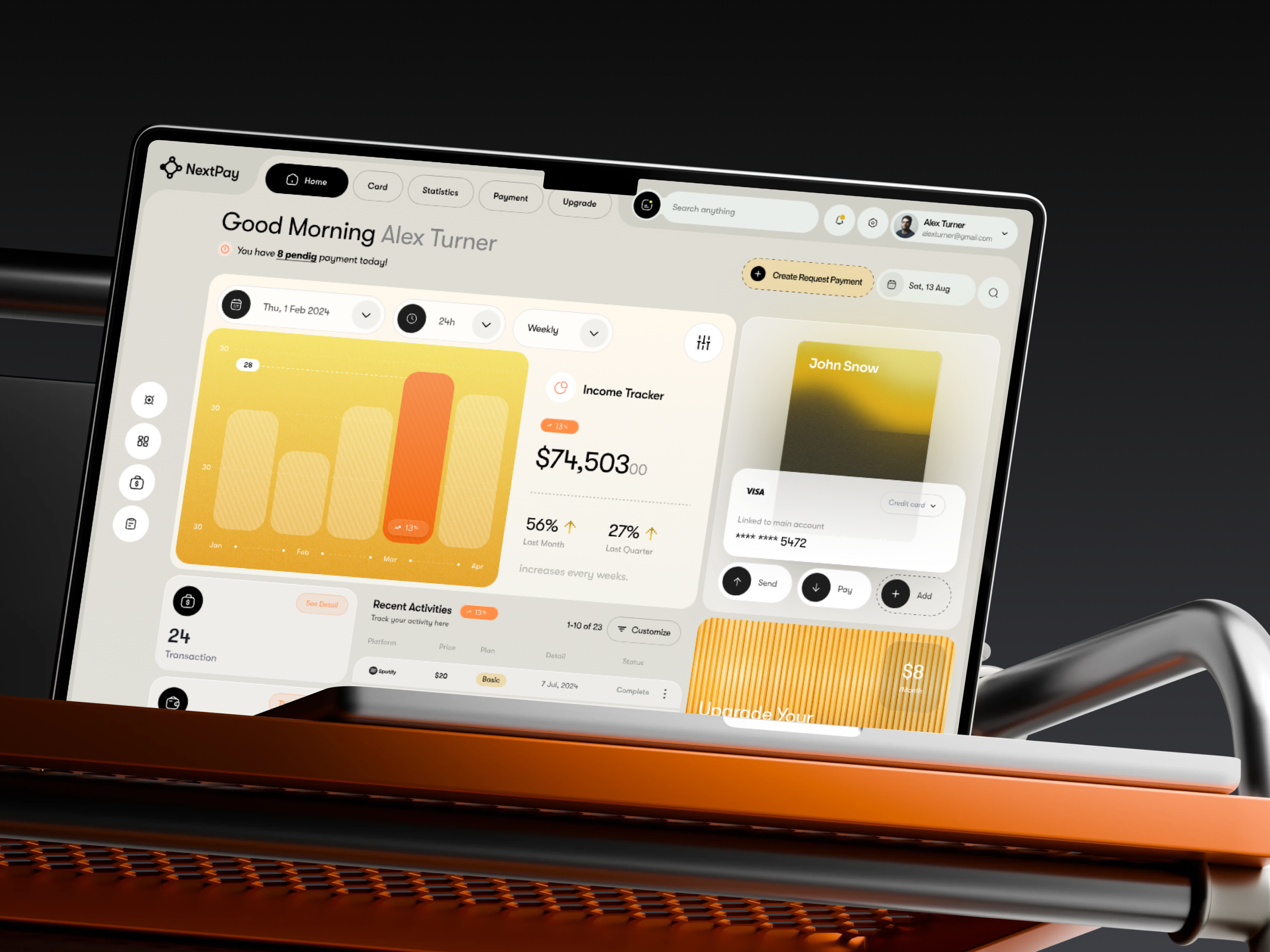 Example of Web App Design