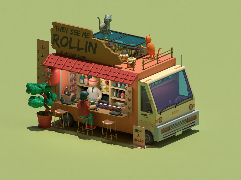Browse thousands of Food Truck Paper Model images for design Browse thousands of Food Truck Paper Model images for design