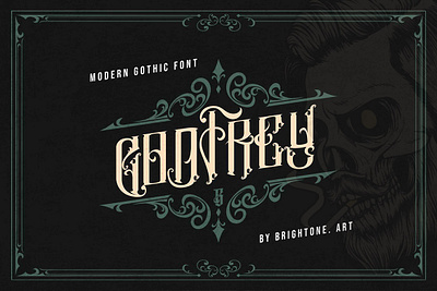 Godfrey - Classic Blackletter blackletter classic decorative font gothic lettering typography vintage