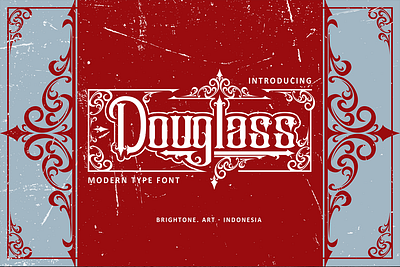 Douglass - blackletter blackletter branding classic font gothic typography vintage