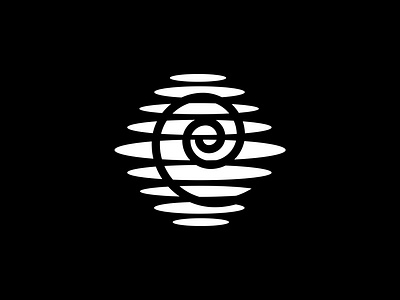 Logo for Telecommunication & Media company broadcasting communication technology connectivity global connectivity internet media media communication motion sound spiral technology telecommunication