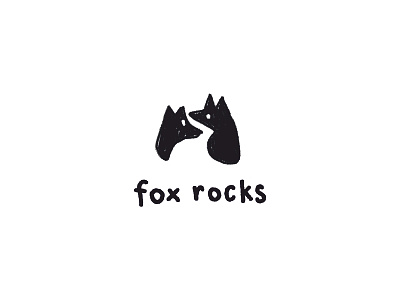 Fox animals branding design dribbble fox icon illustration logo logotype mountains rock rocks stone travel vector