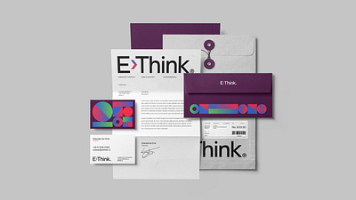 E-Think Brand Identity Design brand branding color design full branding graphic design identity logo logotype stationery type vector visual identity