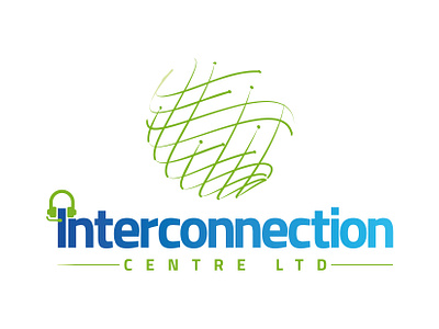 Interconnection design logo typography
