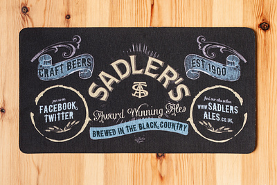 Sadler's Ales branding design graphic design illustration logo typography ui vector