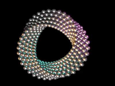 Abstract Ring 3d animation