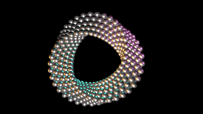 Abstract Ring 3d animation