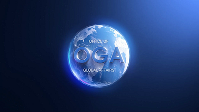 2021 -2024 OGA media branding 3d after effects animation c4d cgi cinema 4d design earth health logo media minimal planet social space stars ui