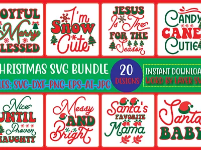 Christmas SVG Bundle