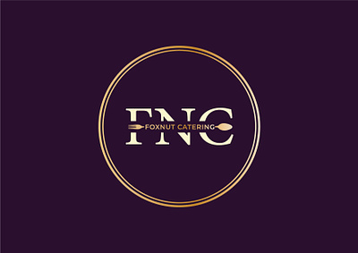 FNC Foxnut Catering branding design logo typography