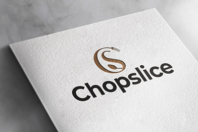Chopslice Company Logo branding design graphic design logo typography