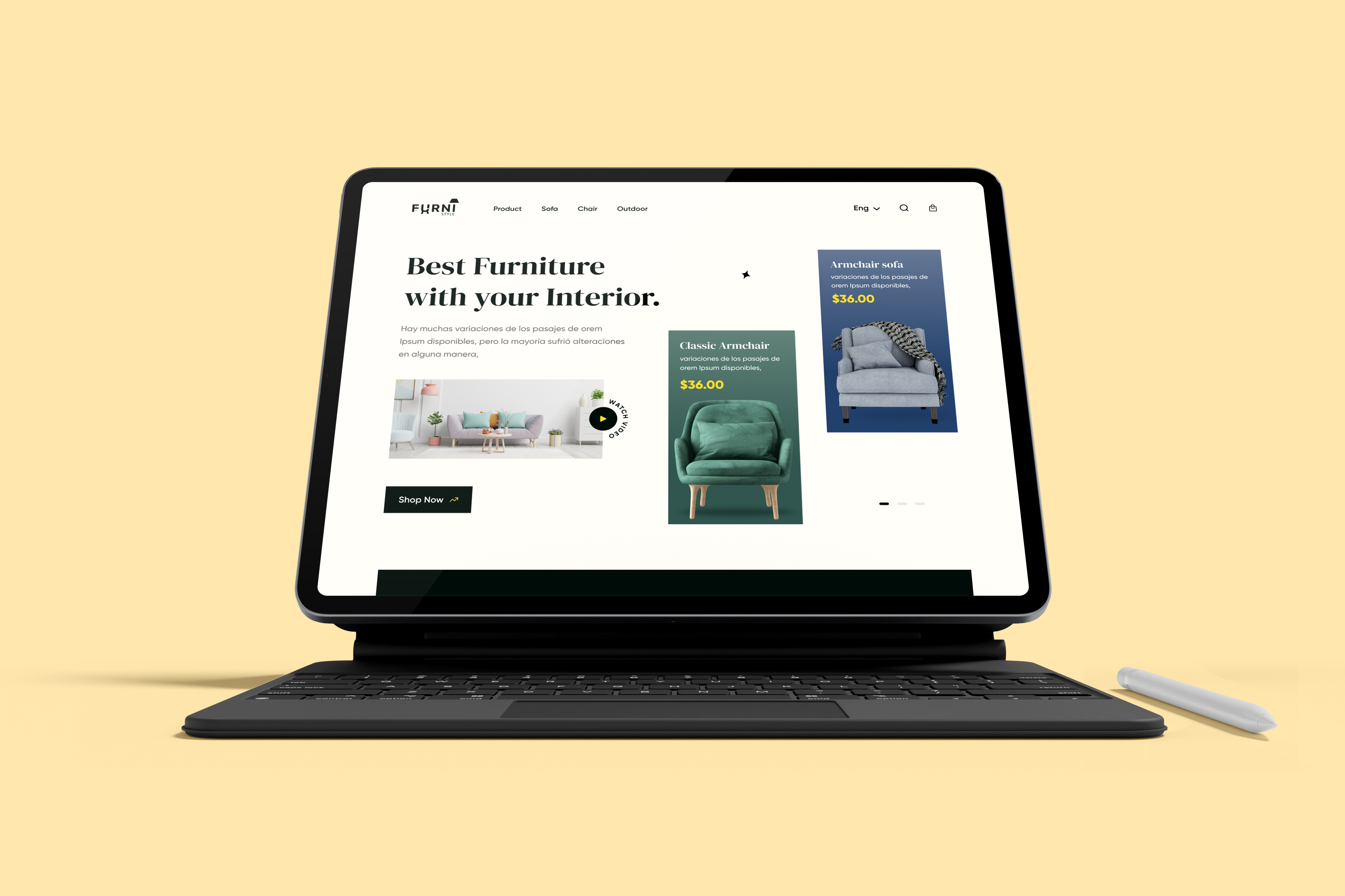 Example of Website Design On Figma