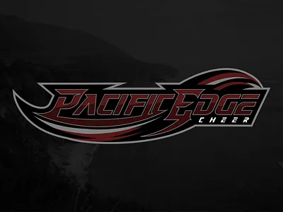 Pacific Edge Cheer Branding branding design illustration illustrator logo mascot vector
