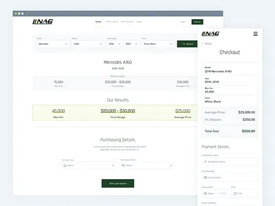 Purchasing details. Checkout Page. automobile buying process cart checkout clean ui confirmation modern order ordering pay payment process purchasing search uber vehicle