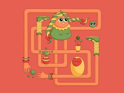 Involute folks 3 animation branding character desing dribbble illustration illustrator motion graphics