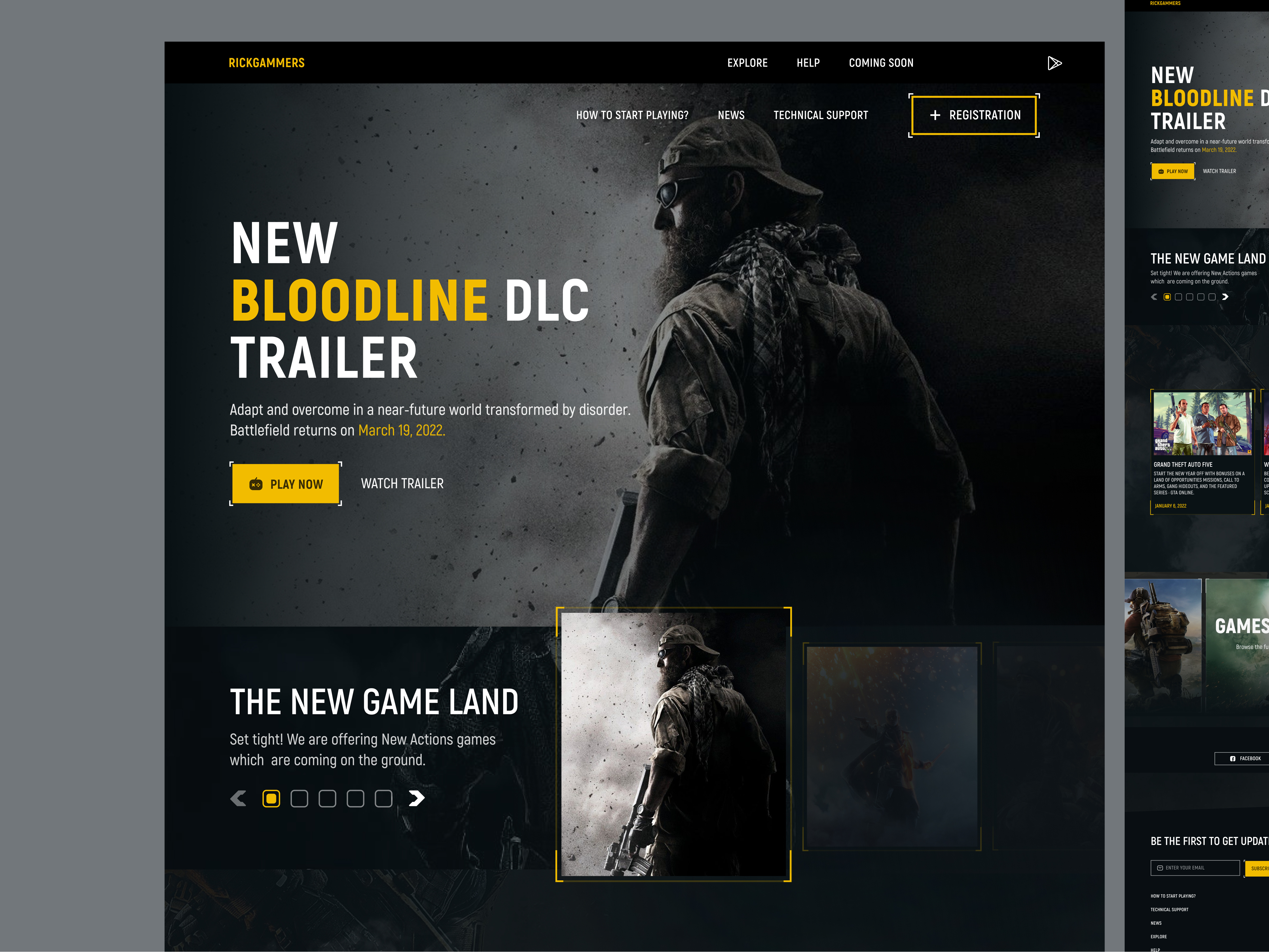 Example of Design & Develop Framer Landing Page