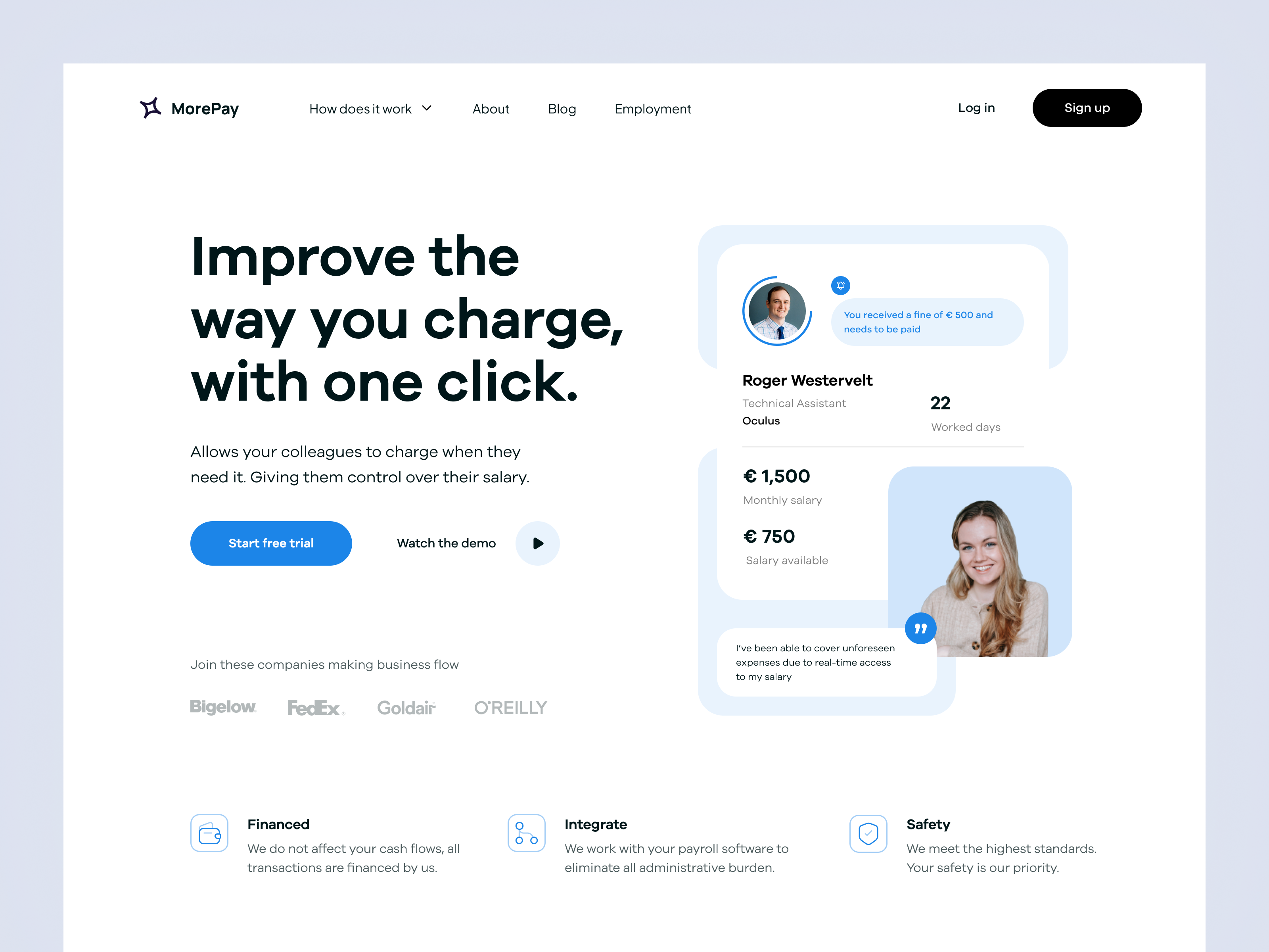 Example of High Converting Landing Page Design