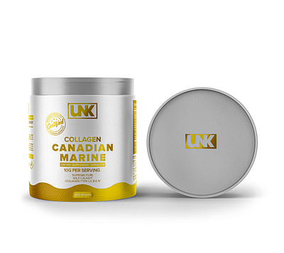 ✨ UNK Marine Collagen – Premium Canadian Golden Marine Collage✨ adobe illustrator branding canadiansupplements collagen collagen supplements collagenbeauty goldenmarinecollagen graphic design graphic designer healthandwellness luxurypackaging luxurywellness packaging packagingdesign premiumbranding supplement supplementlabel supplementlabeldesign unkmarinecollagen