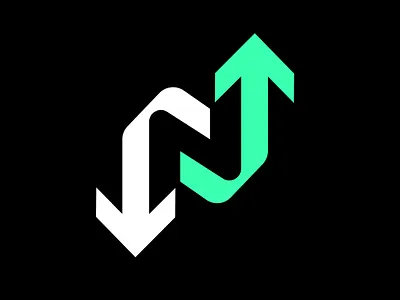 LOGO - N - ARROW arrow design graphic design icon illustration letter logo marks n symbol