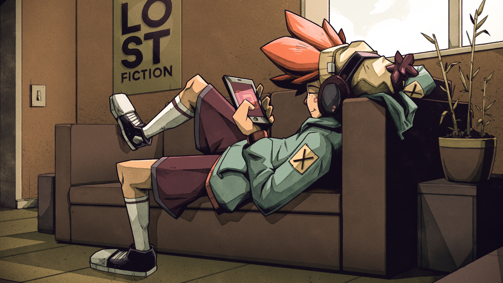 Lost Fiction! 🎧🎶 affinity designer affinity photo anime art artwork behance branding character character design content creation digital art graphic graphic art illustration madeinaffinity manga mascot design social media wacom cintiq web graphics