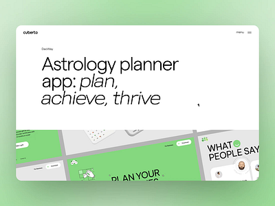 DaoWay Case Study astrology balance calendar case stusy cuberto energy experience graphic interface design ui design ux design