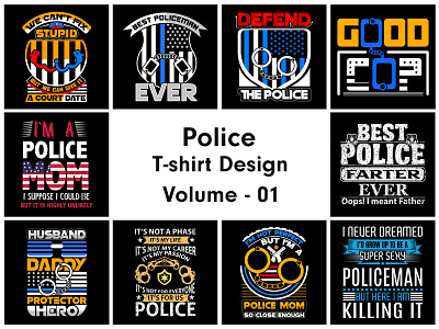 Police T-shirt Design graphic design police police t shirt police t shirt design t shirt design tshirt typography t shirt ui uiux ux