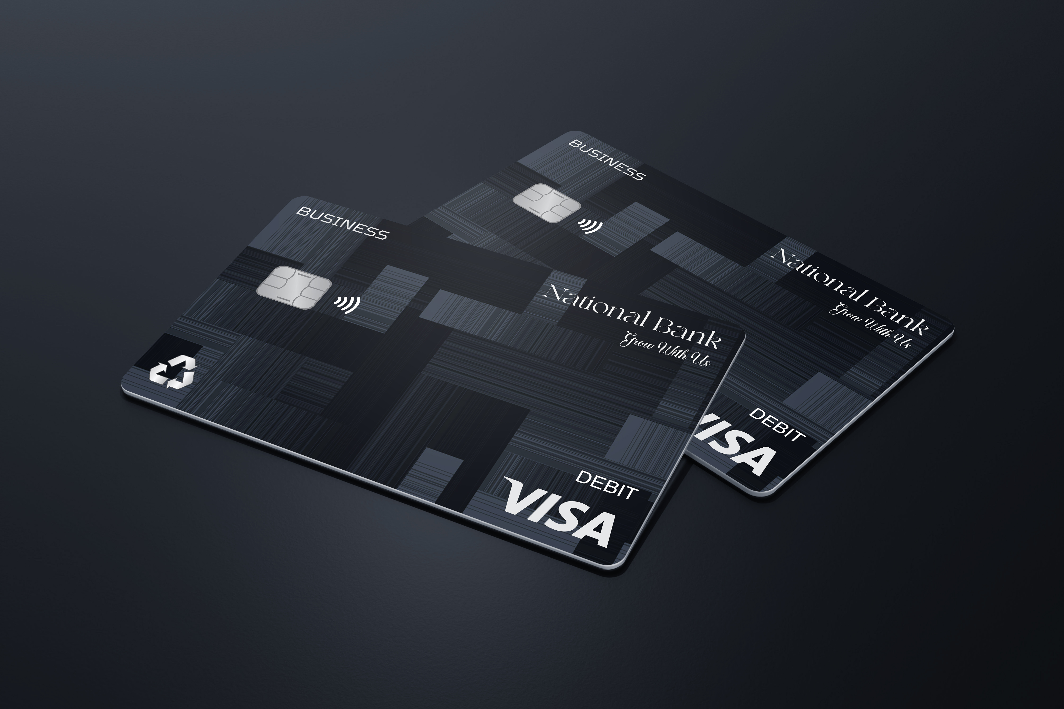 Example of Sleek Credit Card & Master Card Design