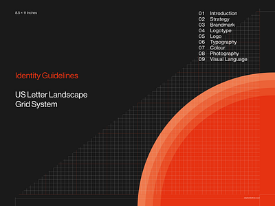 Branding Guidelines Grid System for InDesign – Letter Landscape brand bible template brand book indesign brand book template indesign brand identity guidelines brand manual template brand manual template indesign brand style brand style guide template grid system indesign template logo usage guidelines style guide template indesign visual identity guidelines