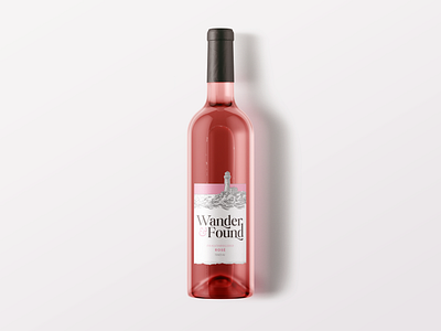 Wander & Found Label Redesign bottle design package design wine label