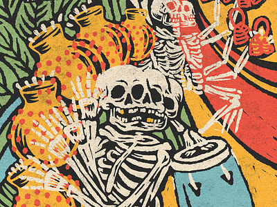 Mitchum's latest single 'ZAIRE' afrobeat afrobeat art album art branding cover art cover illustration design illustration logo poster poster design print print design skeletons skulls