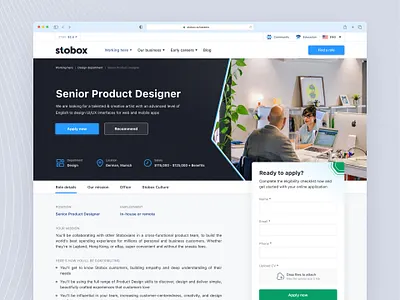 Vacancy page career design role job job description job finder job portal job seek job vacancy new role ui vacancies vacancy