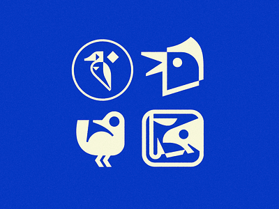 Wildlife animal bird fish graphic illustration logo texture vector