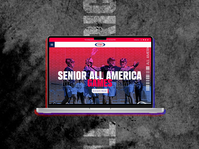 All America Lacrosse | Sports events website | UI/UX Design animation interaction design interface motion graphics product design sports ui uiux user experience web design website