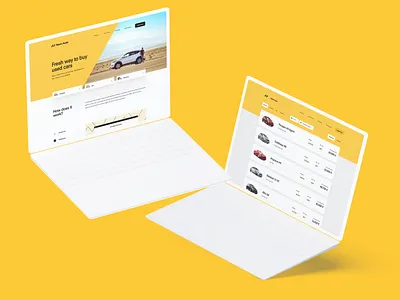 Next Auto black branding car cars dealership minimalistic sales white yellow