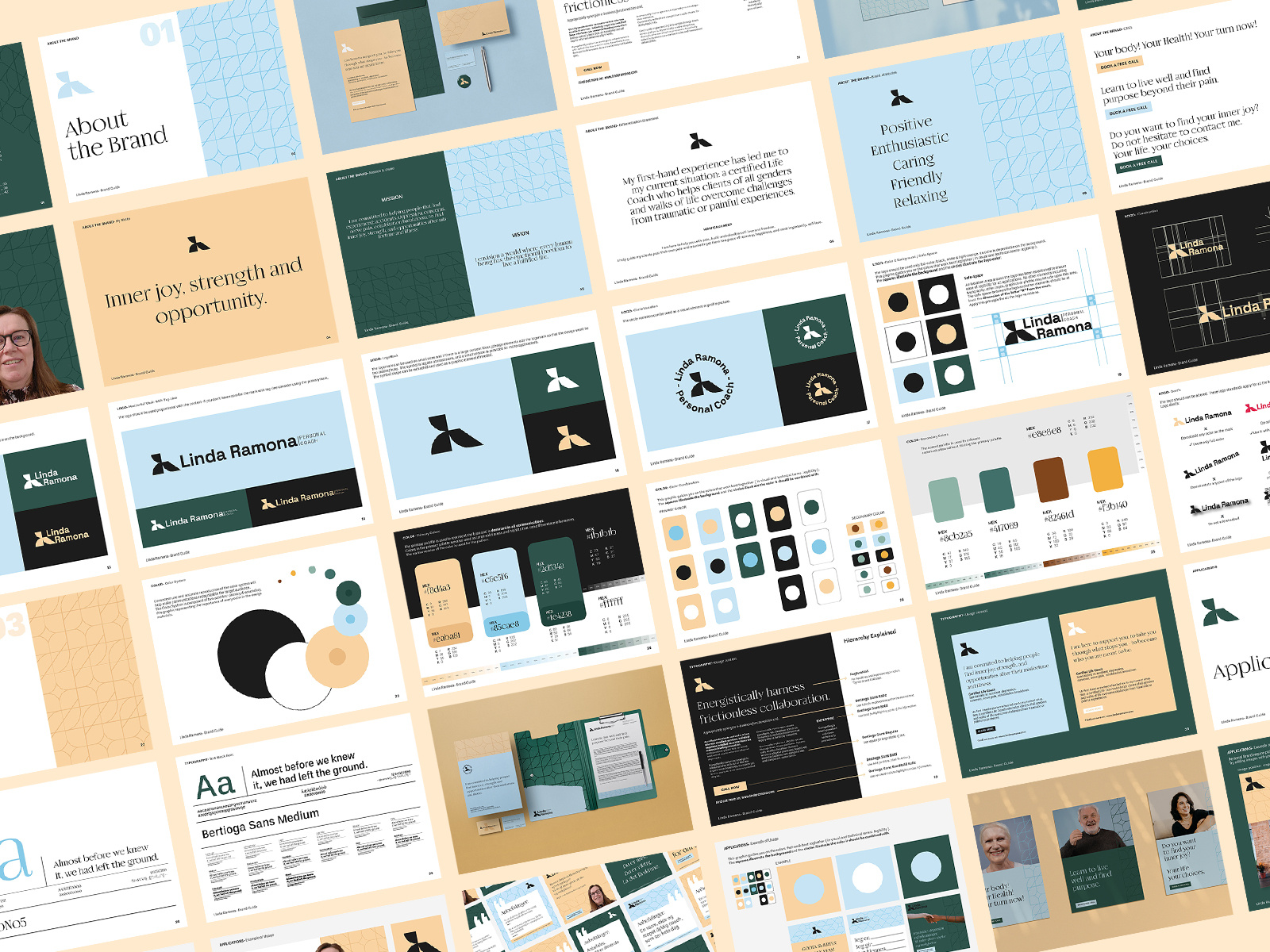 Example of Linda Ramona - Personal Coach - Brand Manual