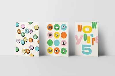 Birthday Cards birthday card celebration greeting card illustration pattern stationery