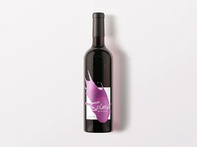 Splash of... Wine Labels branding packaging wine bottle wine label
