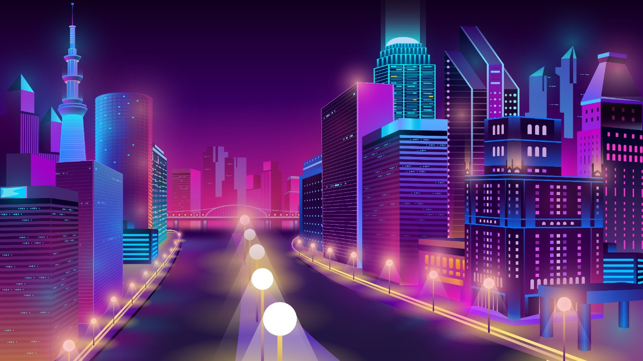 2D City Illustration by WB Tech on Dribbble