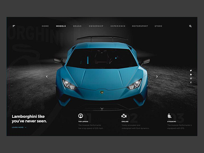 Car Website Design automotive ui brand identity car car brand car platform car showcase car website e commerce interactive elements lamborghini design modern ui responsive layout typography ui design user friendly ux design ux ui visual storytelling web design website