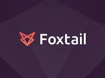 Foxtail logo agency app brand branding branding agency clean fox fox head fox logo foxtil logo product saas logo uiux