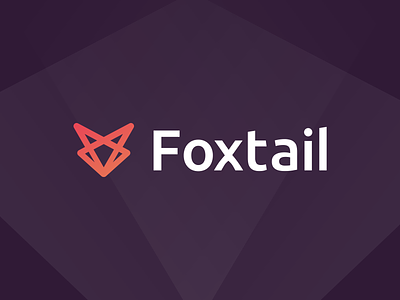 Foxtail logo agency app brand branding branding agency clean fox fox head fox logo foxtil logo product saas logo uiux