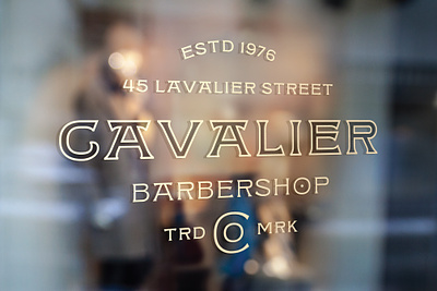 Cavalier Barbershop [Typeface Used: Archway]