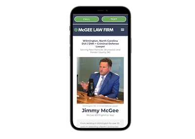 2022 McGee Law Firm Branding and Website Update adobe illustrator brand branding graphic design illustrator law firm law firm logo law firm website legal logo north carolina website wilmington
