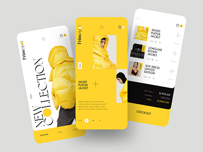 Clothing Store App Design app clothing design e commerce e commerce app fashion ios mobile online store shop shopping sketch ui ux