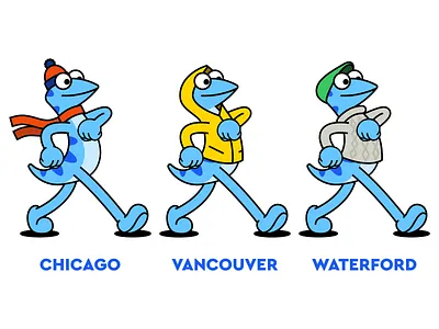 Frames for Animated Character animation cartoon character chicago expression gesture global hackathon ireland lizard mascot motion offices posing regions rigging saas tech vancouver walk cycle